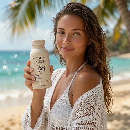 Sunetic SPF 50+ Güneş Koruyucu Vücut Losyonu 180 ml Günlük Cilt Bakım Ürünü