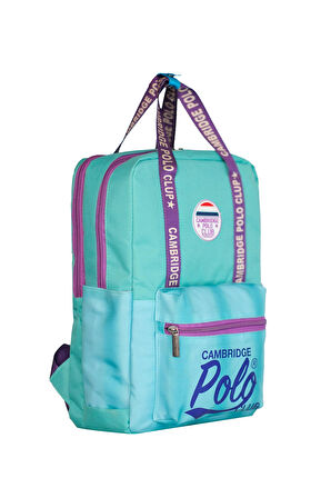 Cambridge Polo Club American Chic Çok Gözlü Unisex Çocuk Ilkokul Çantası