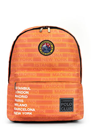 Cambridge Polo Club Cities Ii Ön Cepli Unisex Sırt Çantası