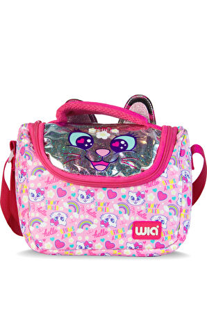 Wia Sweet Cat Kız Çocuk Termoslu Beslenme Çantası