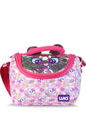 Wia Sweet Cat Kız Çocuk Termoslu Beslenme Çantası