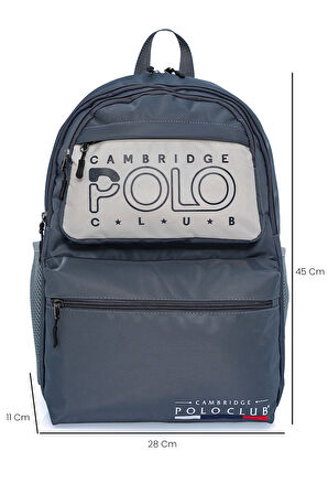 Cambridge Polo Club Ergonomik Unisex Ortaokul Çantası