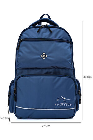 Cambridge Polo Club Unisex Çok Gözlü Sırt Çantası