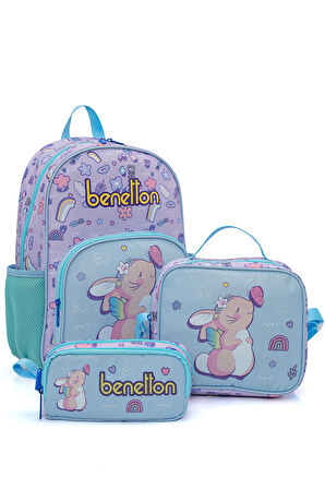 United Colors Of Benetton. Kız Çocuk 3'lü Çanta Seti