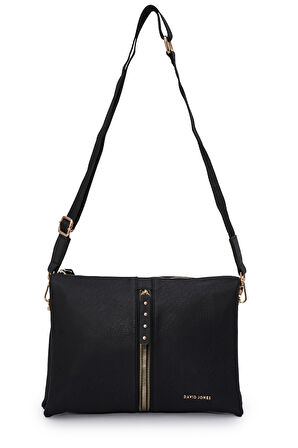 David Jones Kapaklı Fermuar Detaylı Çapraz Askılı Çanta DJ245-2