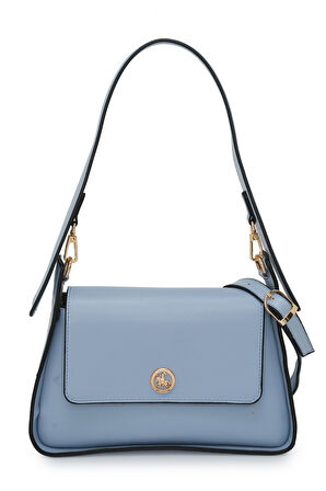 David Jones Logo Kapaklı Kadın Omuz Çantası DJ364