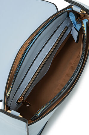 David Jones Logo Kapaklı Kadın Omuz Çantası DJ364