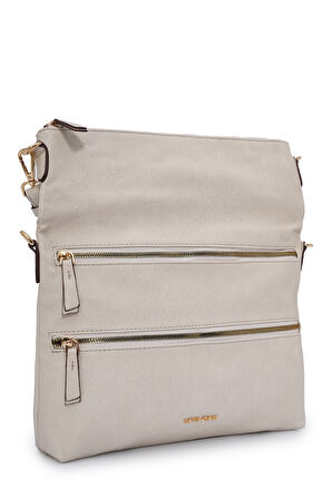 David Jones Kapaklı Fermuar Detaylı Çapraz Askılı Çanta DJ260