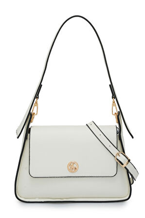 David Jones Logo Kapaklı Kadın Omuz Çantası DJ364