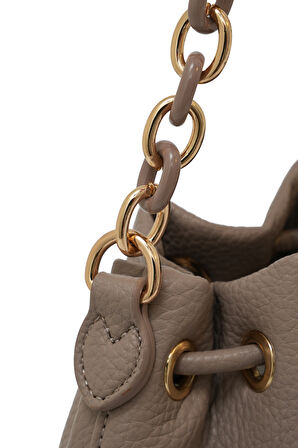 Cambirdge Polo Club Zincir Detaylı Büzgülü Kadın Omuz Çantası MB03