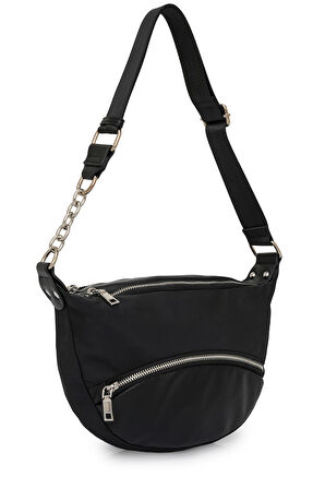 Cambirdge Polo Club Zincir Detaylı Fermuarlı Kadın Omuz Çantası MB15