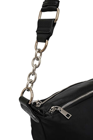 Cambirdge Polo Club Zincir Detaylı Fermuarlı Kadın Omuz Çantası MB15