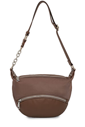 Cambirdge Polo Club Zincir Detaylı Fermuarlı Kadın Omuz Çantası MB15