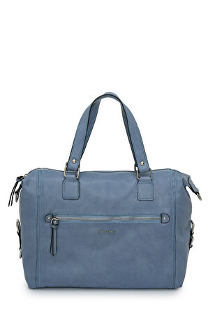 David Jones Ön Cep Fermuar Detaylı Kadın Omuz Çantas DJ262-2