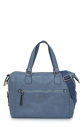 David Jones Ön Cep Fermuar Detaylı Kadın Omuz Çantas DJ262-2