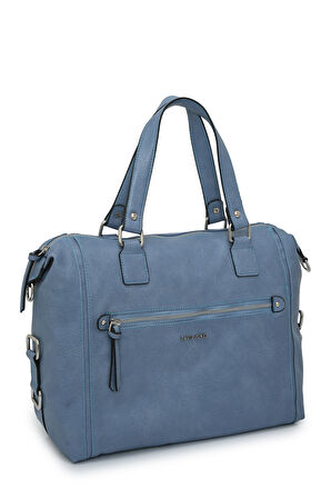 David Jones Ön Cep Fermuar Detaylı Kadın Omuz Çantas DJ262-2