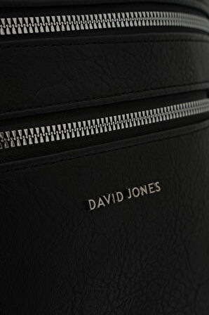 David Jones Çok Bölmeli Fermuarlı Kadın Sırt Çantası DJ257-1