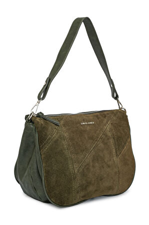 David Jones Süet Dokulu Kadın Omuz Çantası ED069