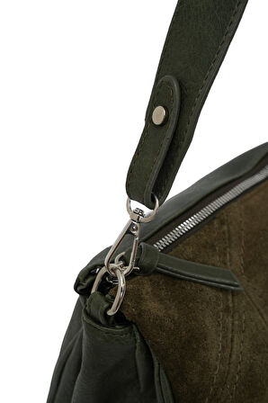 David Jones Süet Dokulu Kadın Omuz Çantası ED069