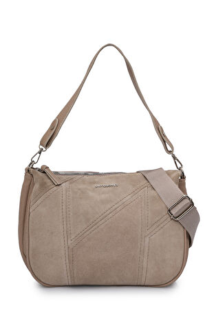 David Jones Süet Dokulu Kadın Omuz Çantası ED069