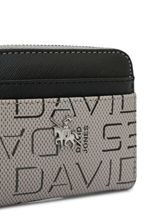 David Jones Yazı Bölme Detaylı Mini Kadın Cüzdan CZ100
