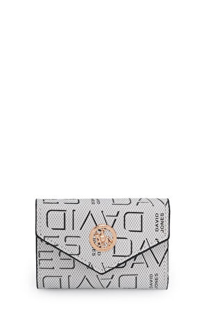 David Jones Logo Detaylı Kapaklı Mini Cüzdan CZ103