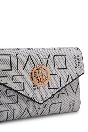 David Jones Logo Detaylı Kapaklı Mini Cüzdan CZ103