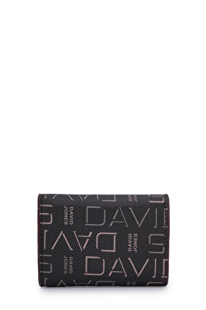 David Jones Logo Detaylı Kapaklı Mini Cüzdan CZ103