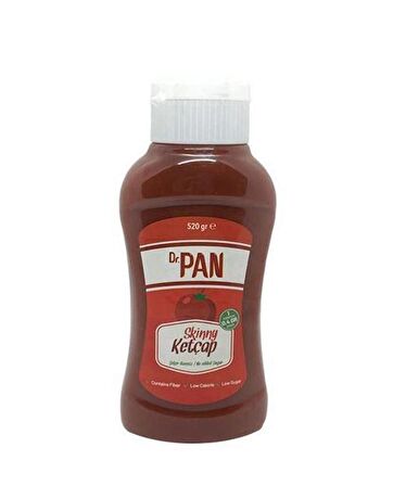 Dr Pan 2'li Şekersiz Set Ketçap 520g - Barbekü Sos 260g Şekeriz Düşük Kalorili