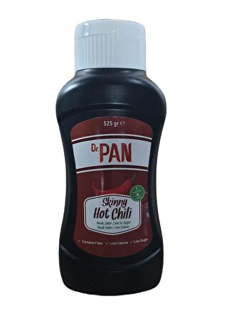 Dr Pan 2'li Şekersiz Sos Paketi Hot Chili Sos 525 gr - Barbekü Sosu 260 gr Şekeriz Düşük Kalorili