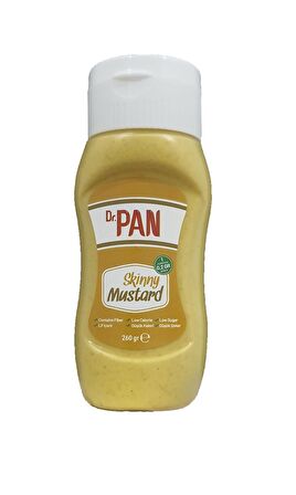 Dr Pan 2'li Şekersiz Sos Paketi Hot Chili Sos 525 gr - Hardal Sosu 260 gr Şekeriz Düşük Kalorili