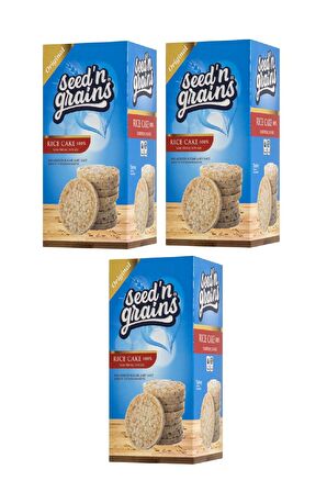 Seed'n Grains Glutensiz Pirinç Patlağı 135 gr 3 Adet