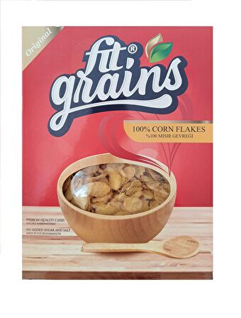 Fit Grains Şekersiz Corn Flakes Mısır Gevreği 300 g