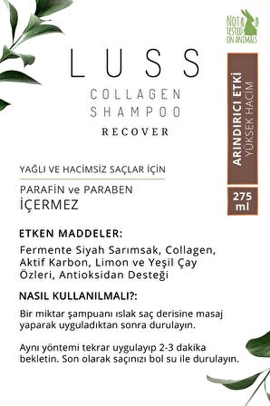 LUSS Collagen Shampoo - Dökülme Önleyici 50003