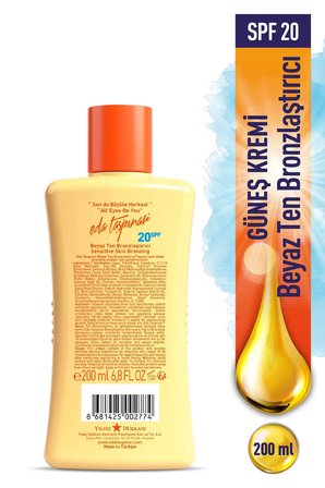 Eda Taşpınar Beyaz Ten Bronzlaştırıcı Losyon - 200 ML