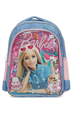 Kız Çocuk Lisanslı Barbie Shine Pink İlkokul Sırt Çantası