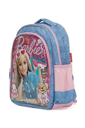 Kız Çocuk Lisanslı Barbie Shine Pink İlkokul Sırt Çantası