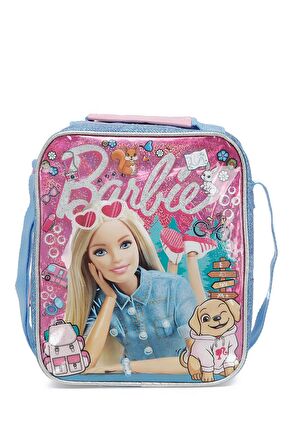 Kız Çocuk Lisanslı Barbie Shine Pink Beslenme Çantası