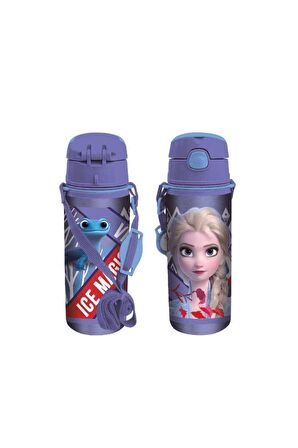 Kız Çocuk Elsa Frozen Çelik Matara Salto 500 ml. Ice Magic