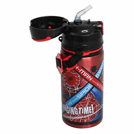 Erkek Çocuk Spiderman Çelik Matara Salto 500 ml.