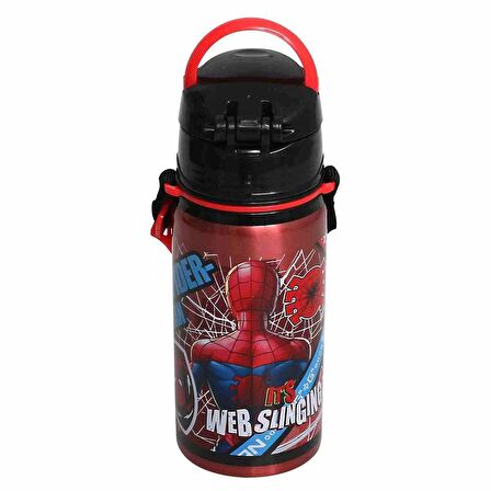 Erkek Çocuk Spiderman Çelik Matara Salto 500 ml.