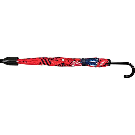 Stitch Spiderman Baston Şemsiye Kırmızı Otomatik 85 cm 8 Telli Suya Dayanıklı