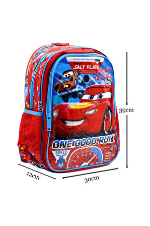 Disney Cars Lisanslı İlkokul Çantası 2 Bölmeli HAWK ONE
