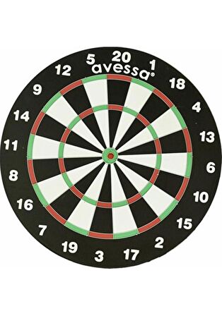 Avessa Dart-10 Amatör Dart Tahtası 6 Oklu