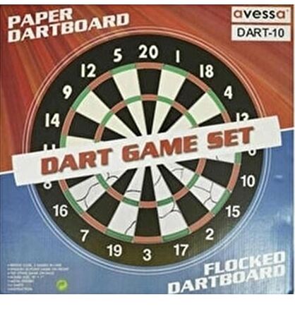 Avessa Dart-10 Amatör Dart Tahtası 6 Oklu