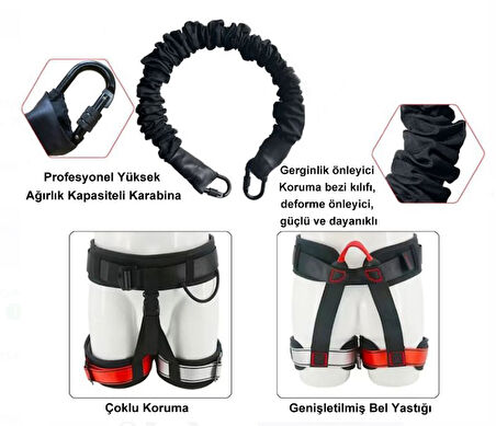 Avessa Fdk-1000 Bungee Jumping Pro Egzersiz Aleti