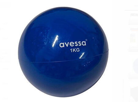 Avessa Ptb-20 Tonıng Ball Pilates Ağırlık Topu 1 Kg