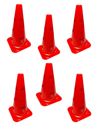 Avessa Hn-38-1 Delikli Antrenman Hunisi 38 Cm Kırmızı 6lı