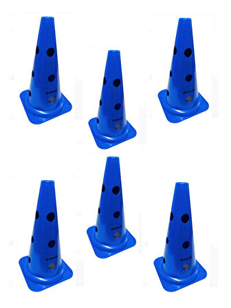 Avessa Hn-38-2 Delikli Antrenman Hunisi 38 Cm Mavi 6lı