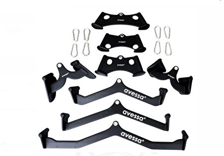Avessa Mac-800 Mag Grip Sırt Çekiş Bar Aparatı Seti 8li
